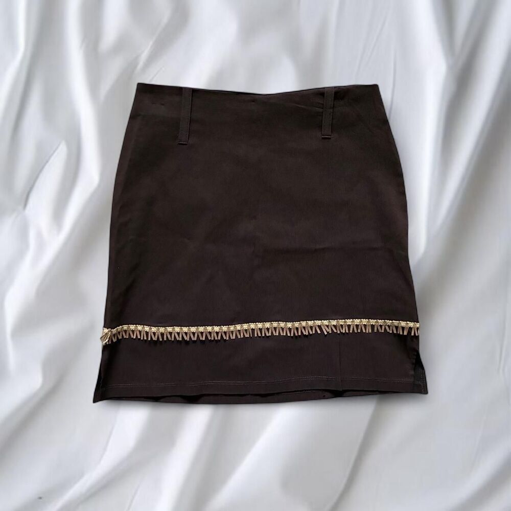 Y2K Boho Mini Skirt